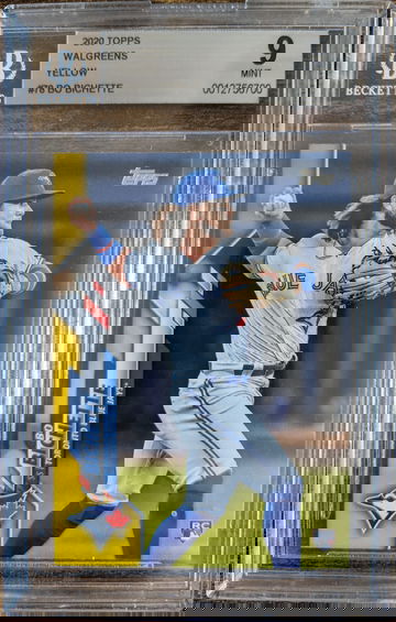2020 Topps Bo Bichette Walgreens Yellow BGS 9