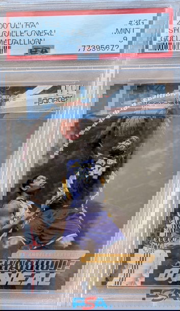 200 Ultra Gold Medallion Shaquille O'Neal PSA 9 mint