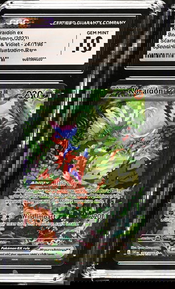 2023 Pokémon Scarlet & Violet Special Illustration Rare Koraidon #247/198 CGC 10