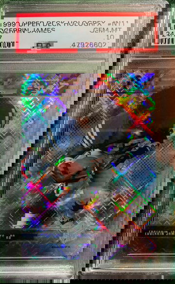 1999 Upper Deck Hologrfx #N11 Edgerrin James 24/7 PSA 10 Gem Mint Rookie Rc