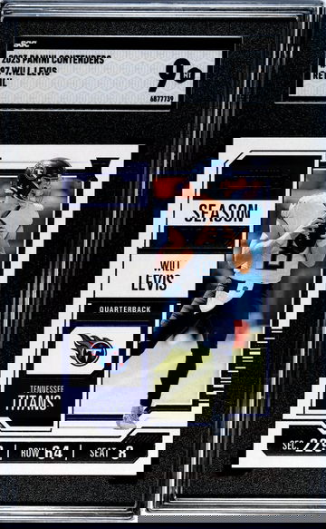 2023 Panini Contenders Will Levis #97 SGC 9