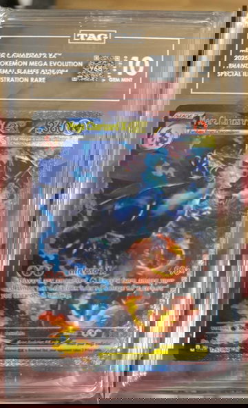 2025 Pokemon Phantasmal Flames 125/094 Mega Charizard X EX SIR TAG 10