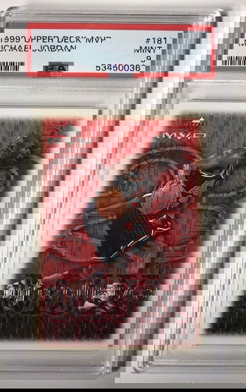 1999 Upper Deck MVP Michael Jordan #181 PSA 9 Mint BULLS Pop 10!