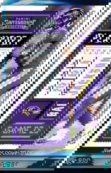 2020 Contenders Panini Blitz Lamar Jackson /500