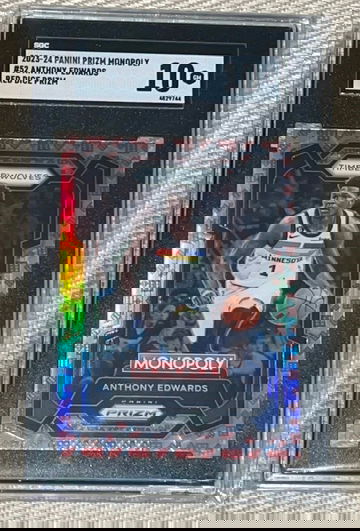 2023-24 Panini Prizm Monopoly Anthony Edwards Red Dice GM 10