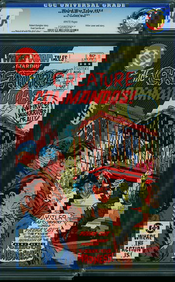 WEIRD WAR TALES #114, CGC 9.6 NM+ -- Hitler Cover!