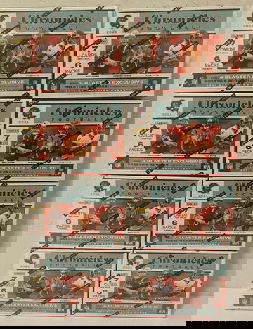 8 Box Lot 2021 Chronicles Football Blaster Boxes ~ Factory Sealed