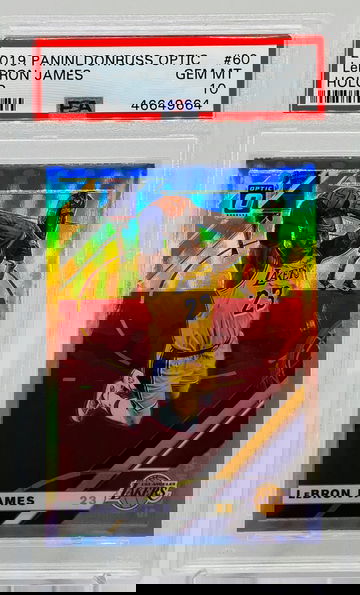 Lebron James 2019-20 Optic Holo PSA 10