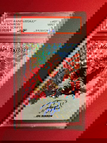 2020 Panini Mosaic Rookie Scripts Joe Burrow 