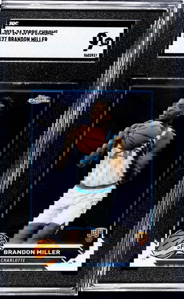 2023-24 Topps Chrome #127 Brandon Miller SGC 9