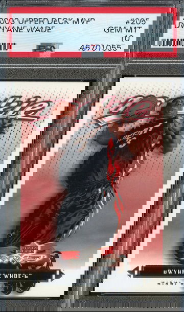 2003 Upper Deck MVP #205 Dwyane Wade PSA 10 Rookie