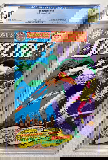 Showcase #60 (1966) CGC 6.0 - 1st Appearance of Silver Age Spectre DC Comics Key