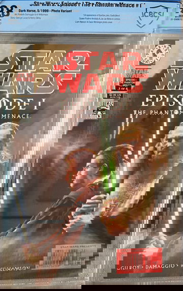 Star Wars Episode 1 The Phantom Menace #1 CBCS 9.8 Obi Wan Cover Dark Horse 1999