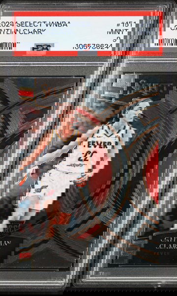 2024 Panini Select WNBA Premier Level Caitlin Clark #151 RC PSA 9