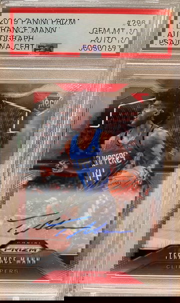 Prizm 2019 Terance Mann PSA 10 base auto SSP