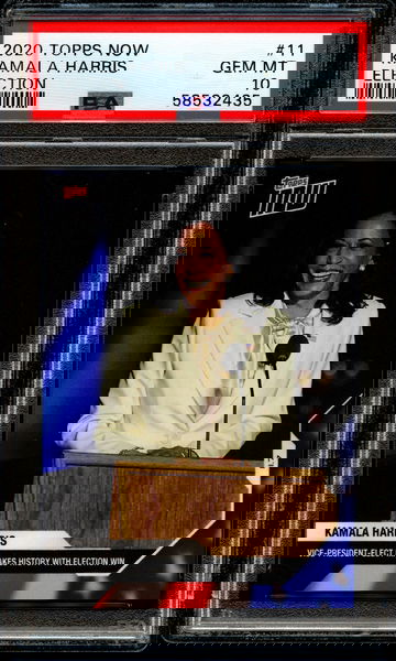 Kamala Harris 2020 Topps Now #11 PSA 10