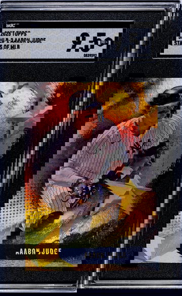 2025 Topps #SMLB-2 Aaron Judge Stars of MLB SGC 9.5