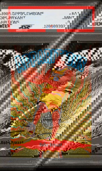 Kobe Bryant 1998 Topps Chrome Apparitions PSA 9