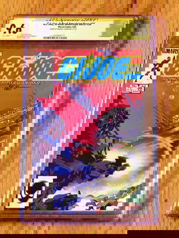 GI JOE ARAH #36 CGC SS 9.6 NM+ WP 1985 Signature Series signed Michael Golden