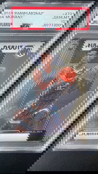 2019 Mosaic Ja Morant NBA Debut PSA 10