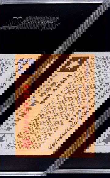 2024 Panini Score-A-Treat #55 Joe Burrow Pumpkins SGC 9.5