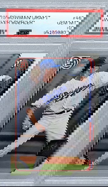 2015 Bowman Draft #46 Walker Buehler PSA 10