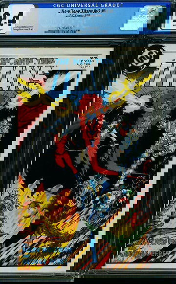 NEW TEEN TITANS v2 #1, CGC 9.4 NM