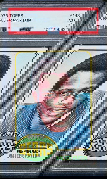 1976 Topps #148 Walter Payton PSA 3 Chicago Bears HOF Rookie Card