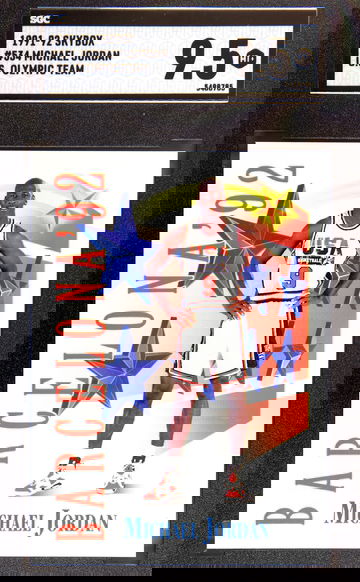 1991-92 Skybox Michael Jordan US Olympic Dream Team SGC 9.5