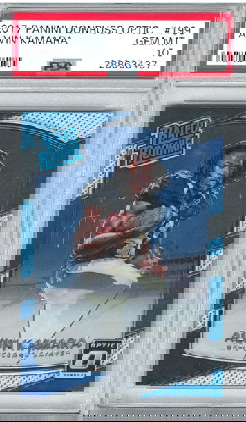 2017 Panini Donruss Optic Alvin Kamara PSA 10 Gem-Mint