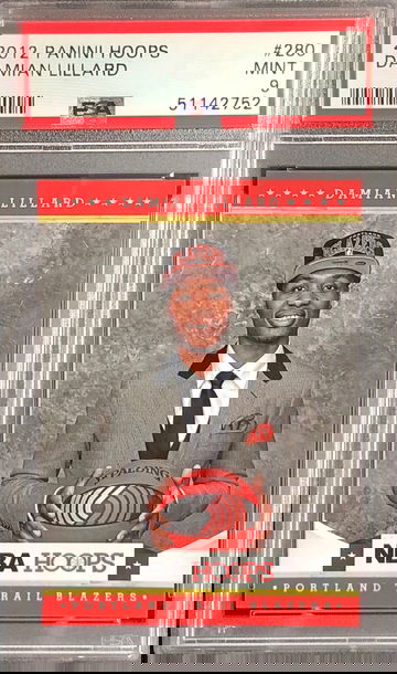 2012 hoops Damian Lillard PSA 9