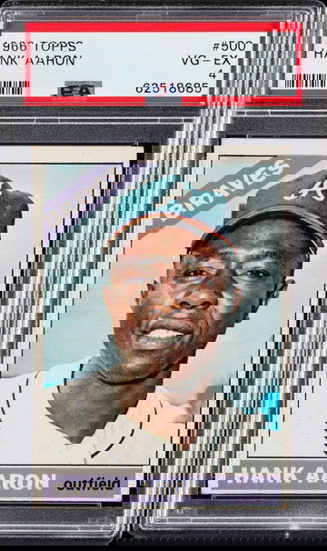 1966 Topps Hank Aaron #500 