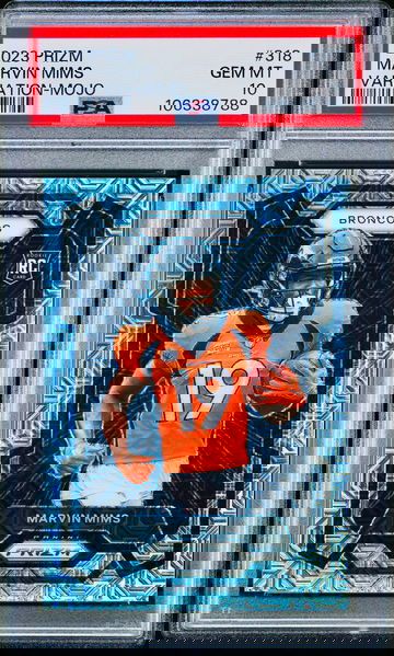 2023 Prizm MARVIN MIMS Rookie Mojo /25 PSA 10