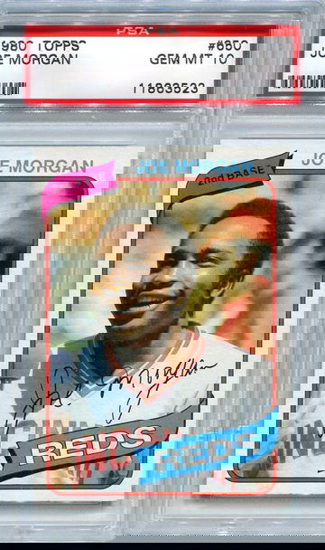 1980 Topps Joe Morgan #650 PSA 10 GEM MT