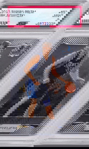 Dirk Nowitzki 2012 Prizm PSA 9