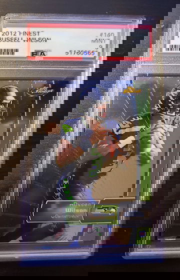 2012 Topps Finest Russell Wilson RC #140 PSA 9