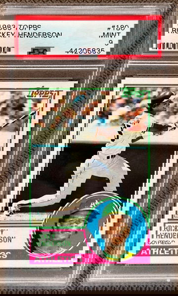 1983 Topps Rickey Henderson #180 PSA 9