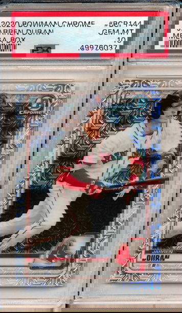 2020 Bowman Chrome Mega Box Jarren Duran PSA 10