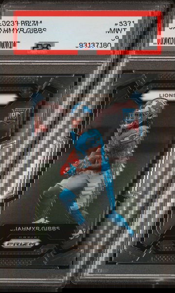 2023 Prizm Jahmyr Gibbs PSA 9