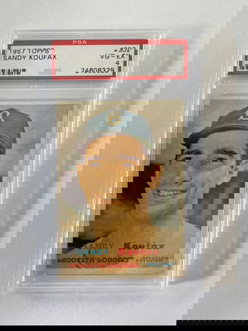 1957 Topps #302 Sandy Koufax 