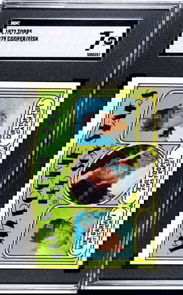 1972 Topps Carlton Fisk Cecil Cooper NM SGC 7 RC