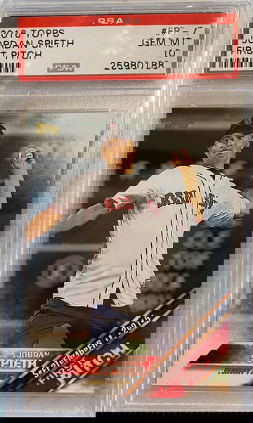 2016 Topps Jordan spieth first pitch RC rookie card psa 10 gem mint