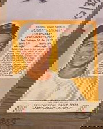 1953 Red Man #2 Bobby Adams with Tab Nr Mt