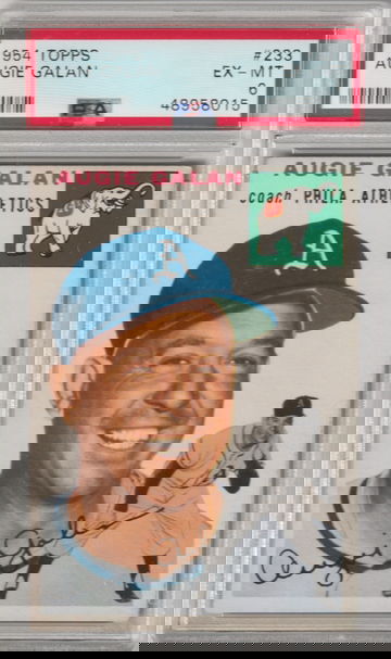 1954 Topps #233 Augie Galan