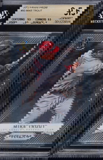 2012 Mike Trout Prizm Rookie BGS 9.5