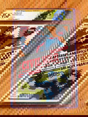 CIVIL WAR II #6 VARIANT CGC SS 9.6 NM+ 2016 Signature Series signed Michael Cho