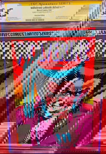 Wolverine Limited Series #1 - Newsstand - Signed by Frank Miller - 1st Solo Wolverine comic