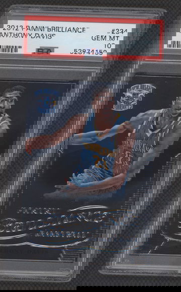 2012 PANINI BRILLIANCE ANTHONY DAVIS PSA 10