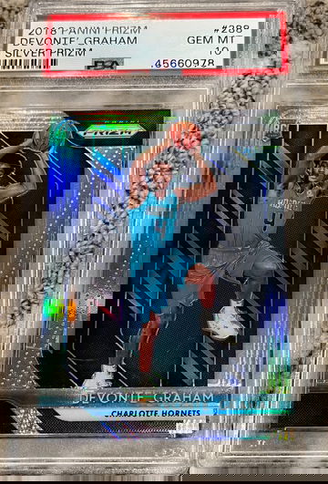 2018 Panini Prizm Devonte Graham Silver PSA 10