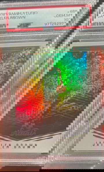 2016 Panini Studio Jaylen Brown Rookie PSA 10